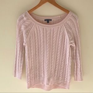 American Eagle Cable Knit Sweater